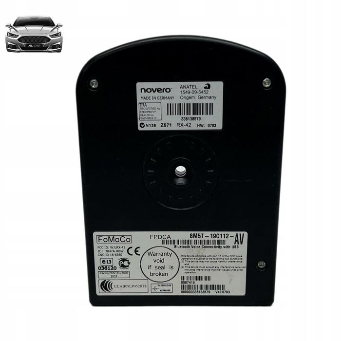MODUŁ BLUETOOTH FORD KUGA MK1, FOCUS MK3 8M5T-19C112-AV