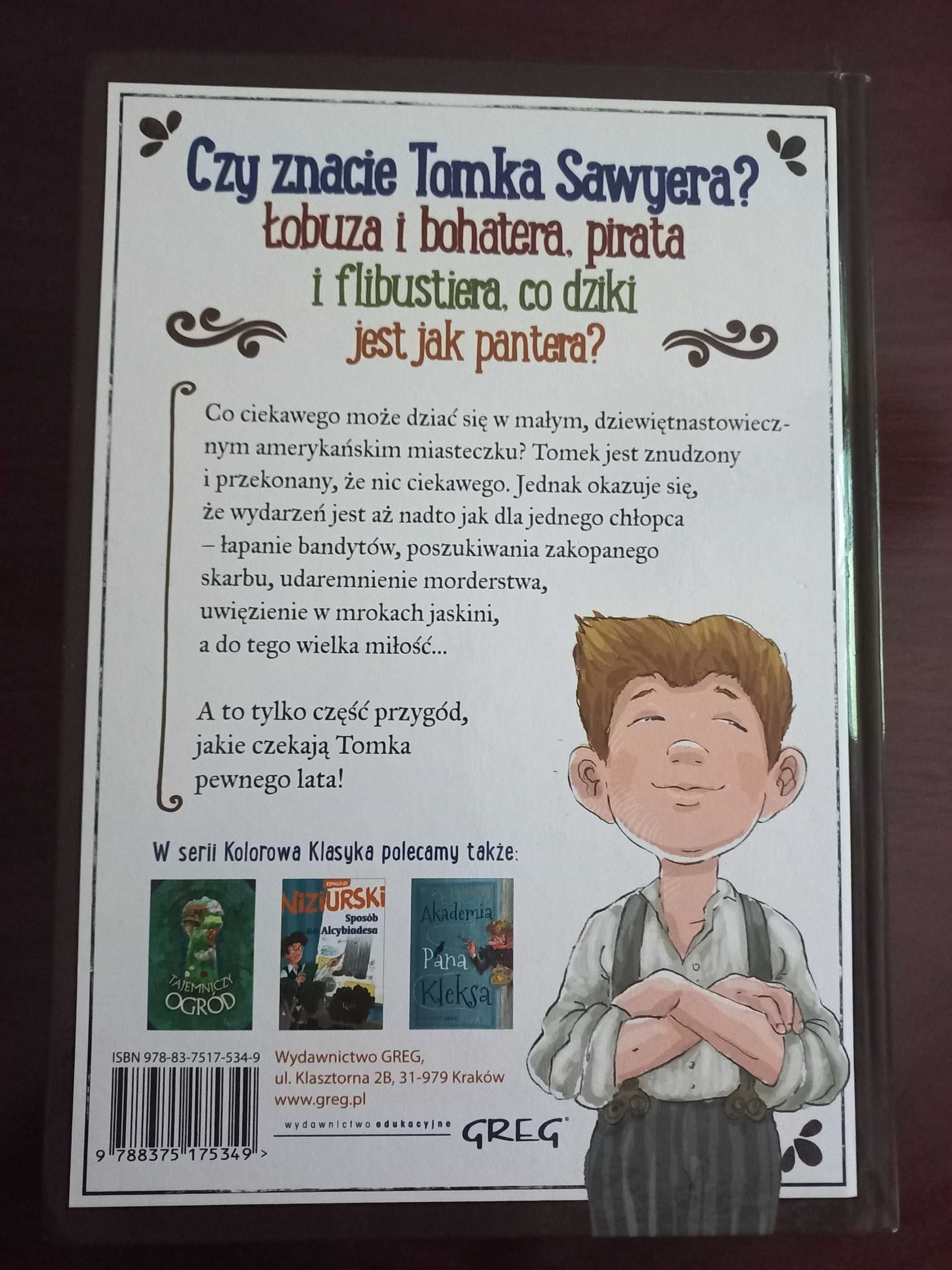 Książka "Przygody Tomka Sawyera" Mark Twain