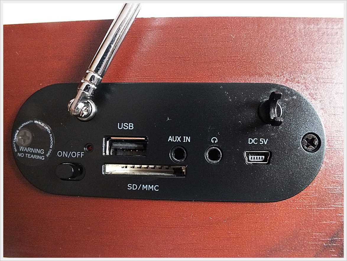 Radio BLAUPUNKT PP5BR Akumulator USB SD AUX w stylu Retro!