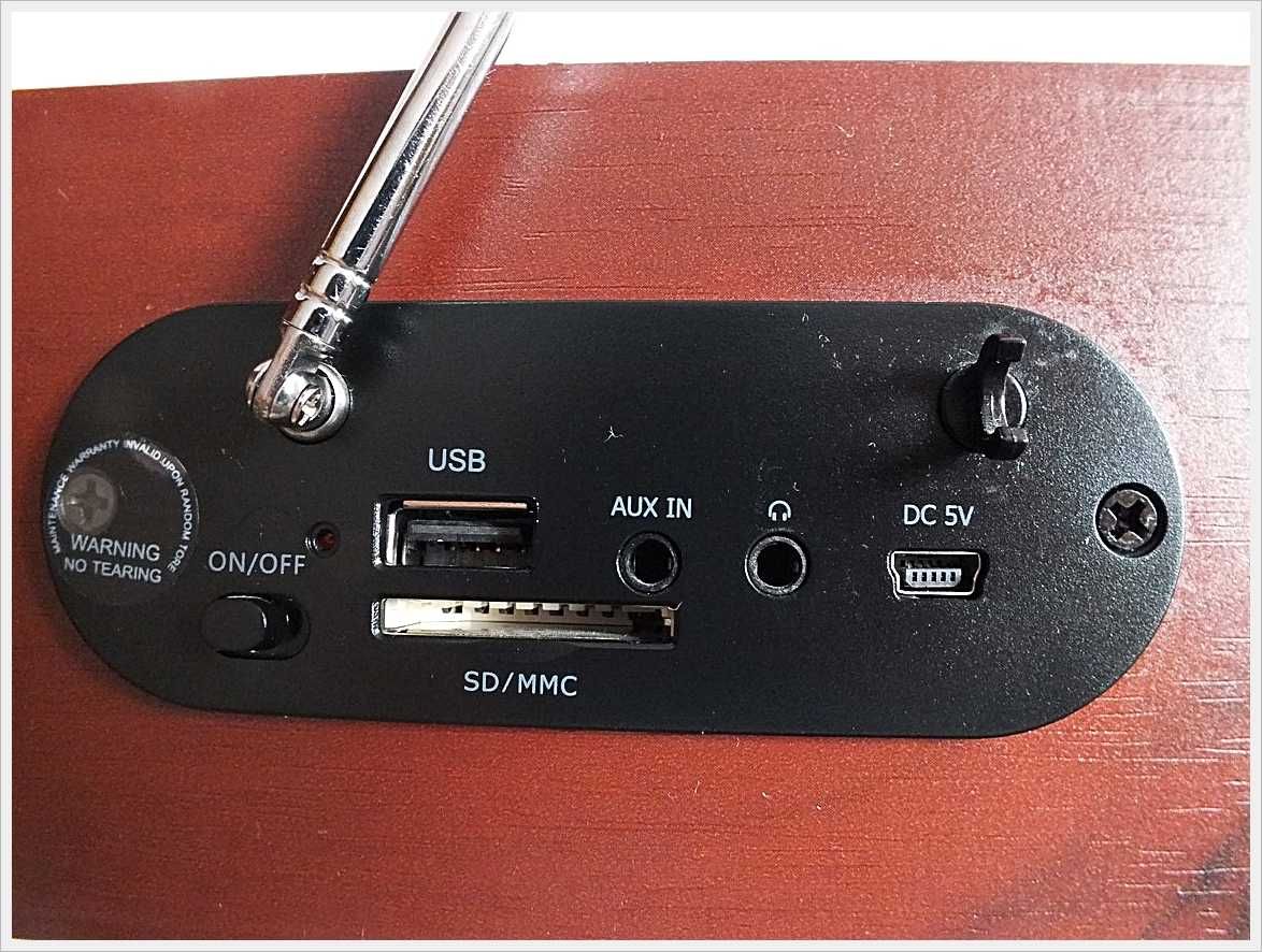 Radio BLAUPUNKT PP5BR + Pilot Akumulator USB SD AUX w stylu Retro!