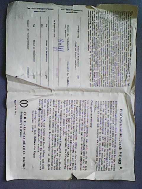 kolejka piko bardzo stara rzadka zasilacz pudelko rok 61 tania wysylka