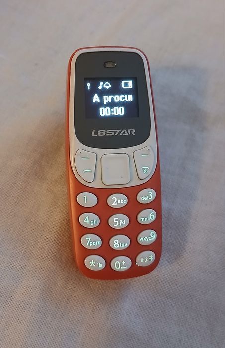 Mini Telémovel leva Cartão sim e Cartão de Memoria