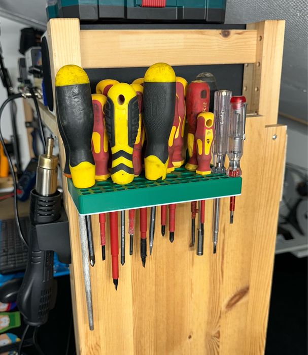 Suportes de parede para chaves de fendas