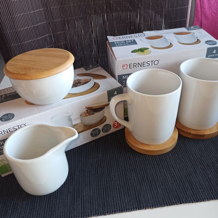 NOWY zestaw ERNESTO. Akcesoria do herbaty lub kawy