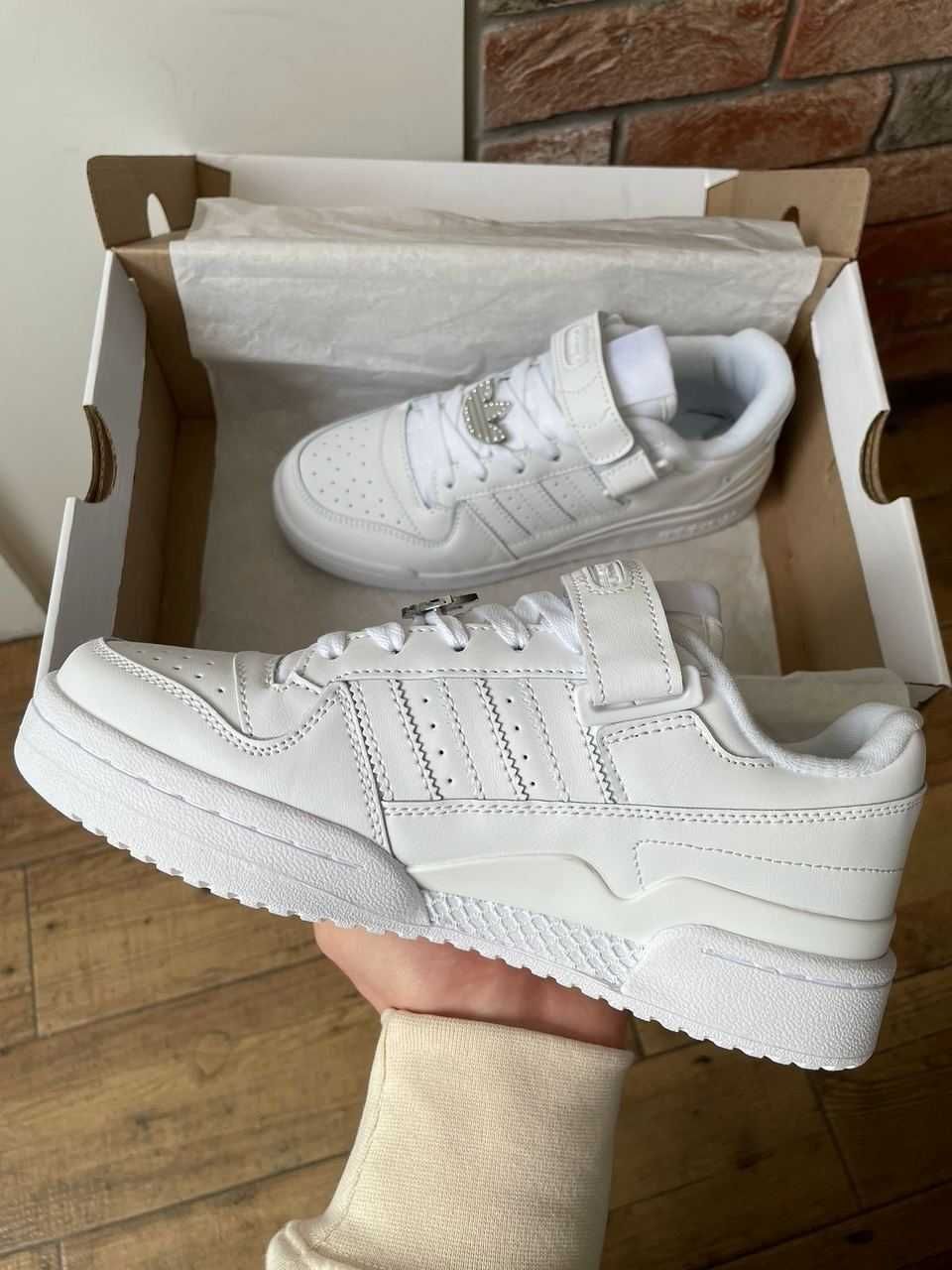 Кросівки - Adidas Forum Low White ( 36 - 41 )