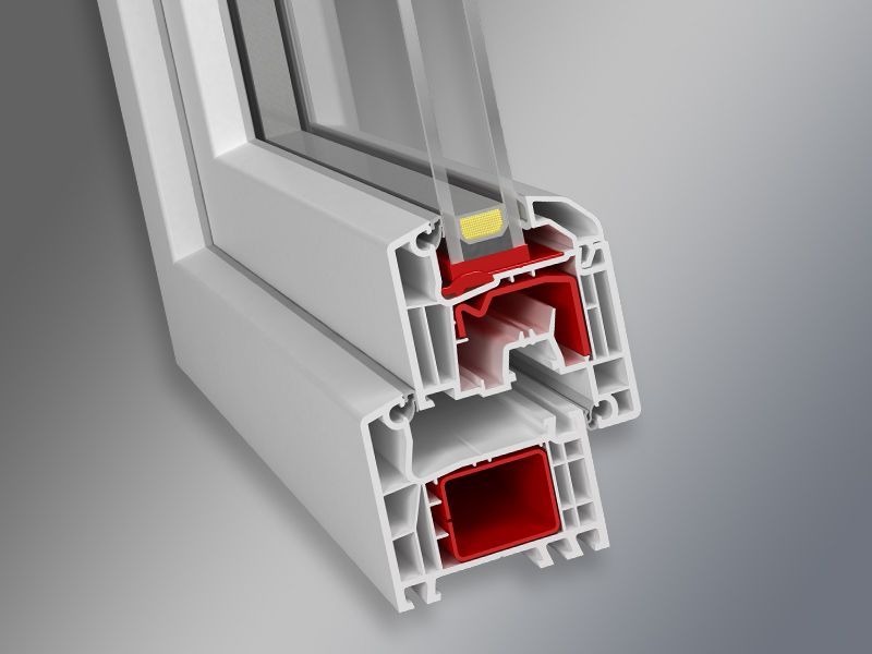 Okno PCV PCW Antracyt Orzech Złoty dąb Mahoń 120x170 Włocławek