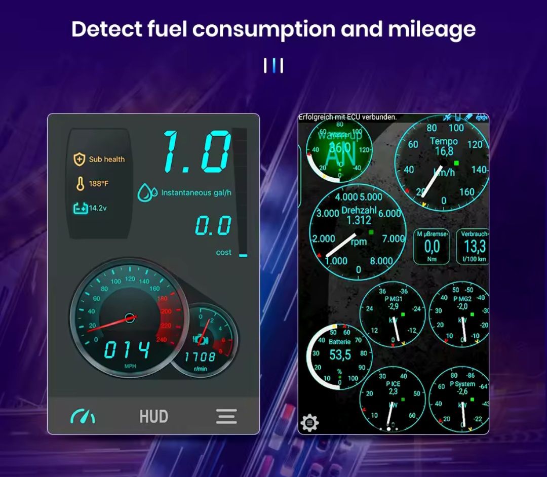 Mini SCANNER diagnóstico Auto Junsun OBD2 Elm327 Detector avarias NOVO