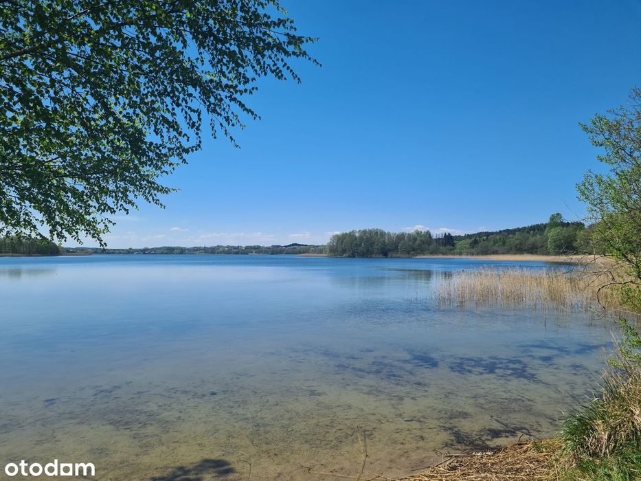Piękna działka nad brzegiem jeziora