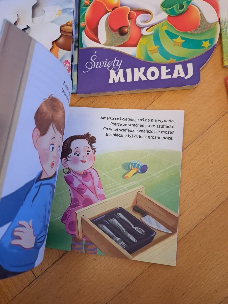 Zestaw ksiazek dla dzieci Mikolaj Swieta + pluszak GRATIS