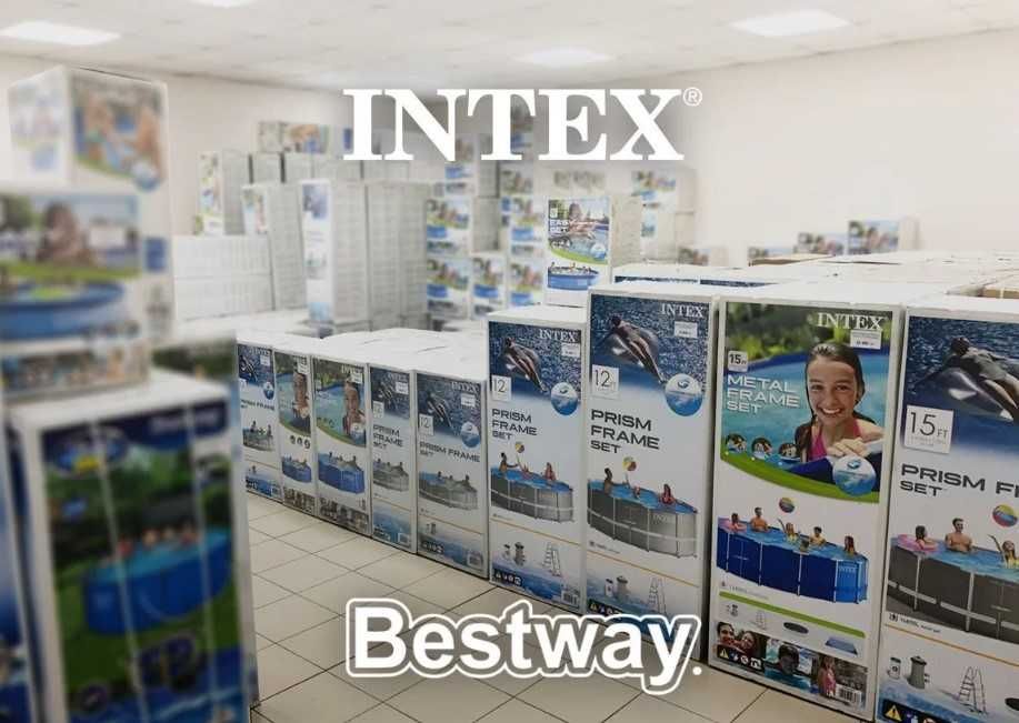 Бассейн каркасный для дома Intex Bestway ВСЕ РАЗМЕРЫ