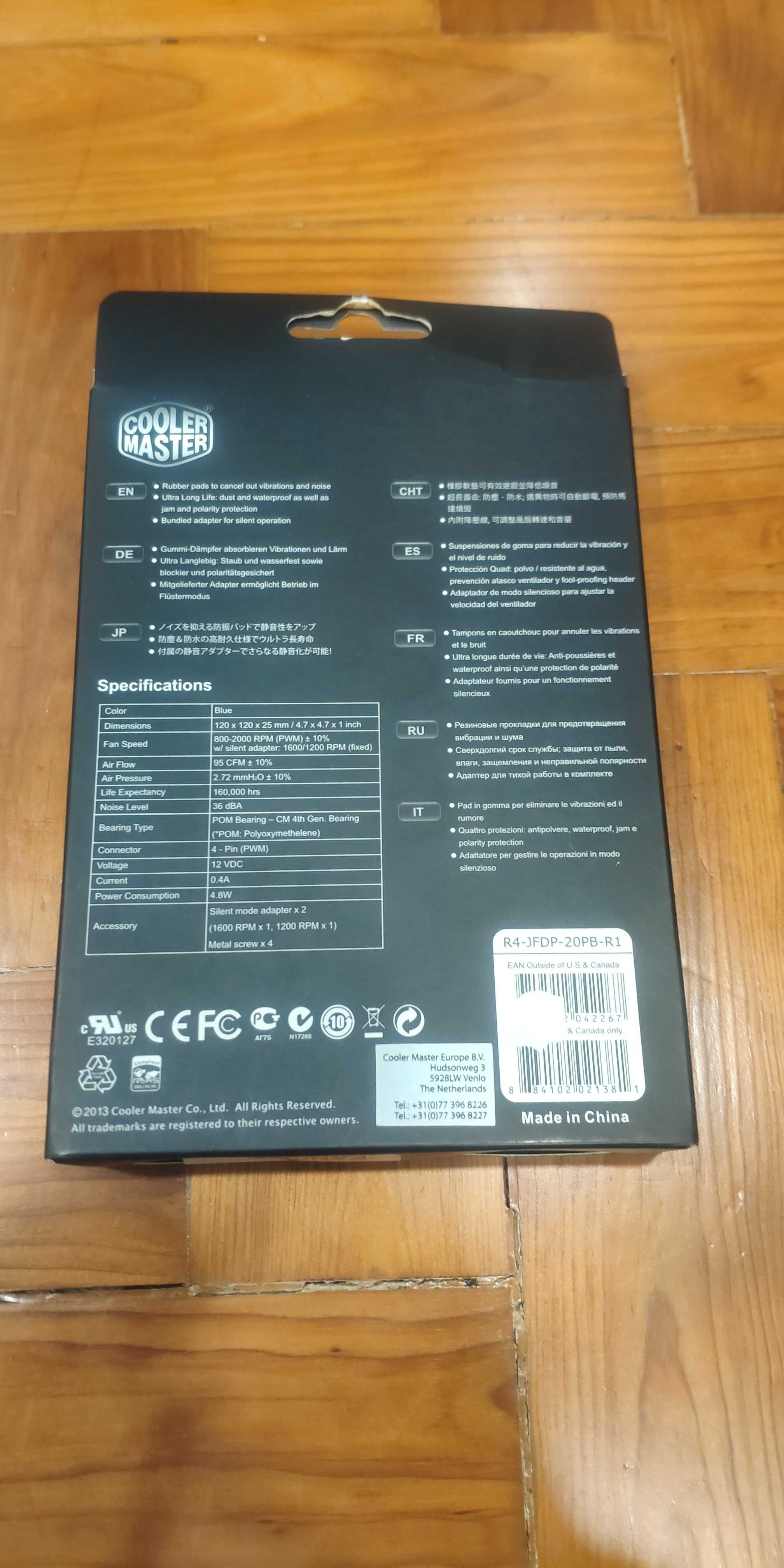 Ventoinha Cooler Master JetFlo 120mm