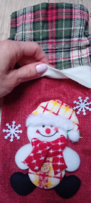 Torebka worek na prezent Mikołaj święta 3D