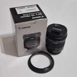 Canon EF-S 10-18mm 1:4.5-5.6 IS STM com parasol e caixa