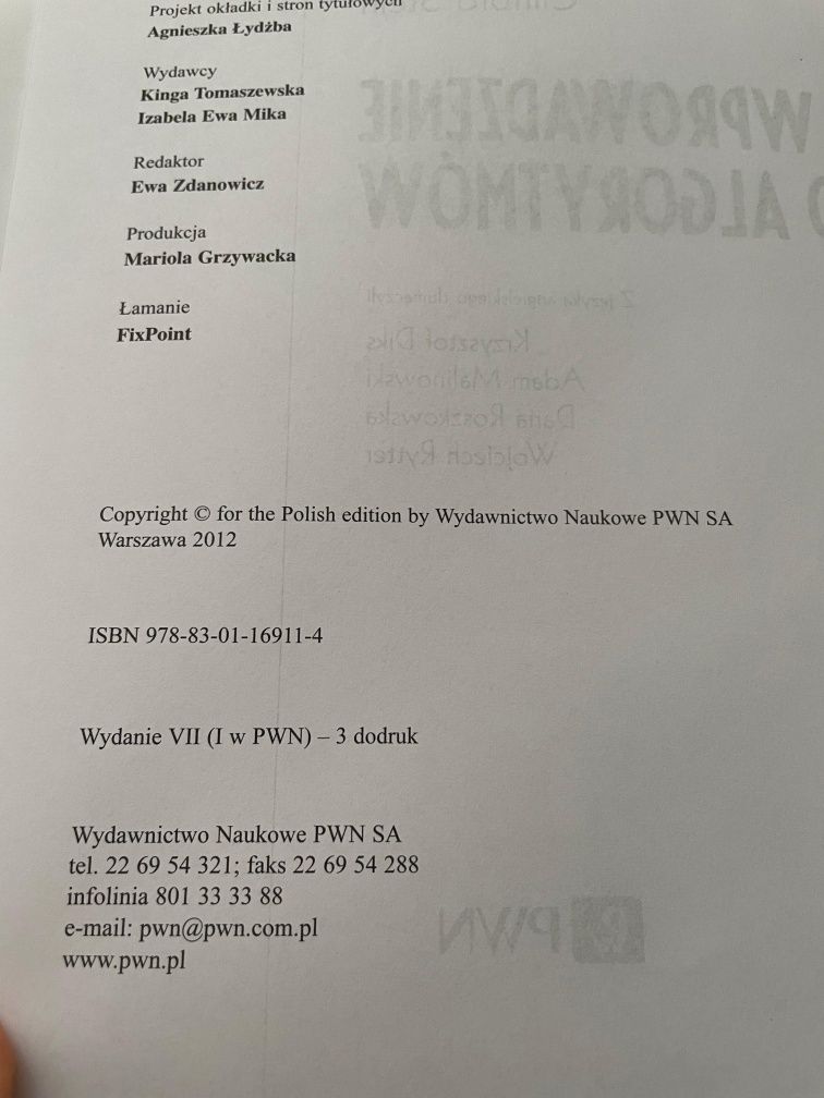 Wprowadzenie do algorytmów