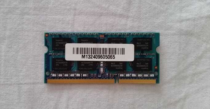 Pamięć 4GB RAM DDR3 Hynix 2Rx8 PC3-10600S-9-11-F3, m.in. do laptopa