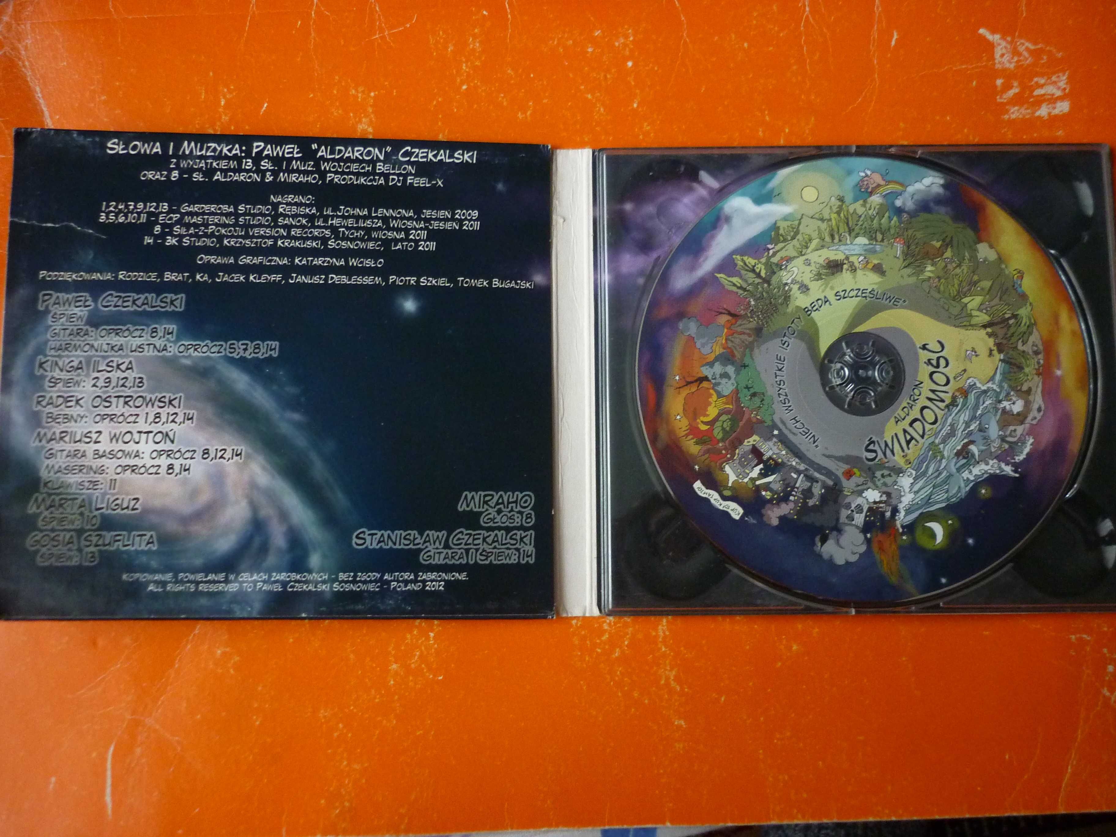 Płyta CD Aldaron "Świadomość" (Paweł Czekalski)