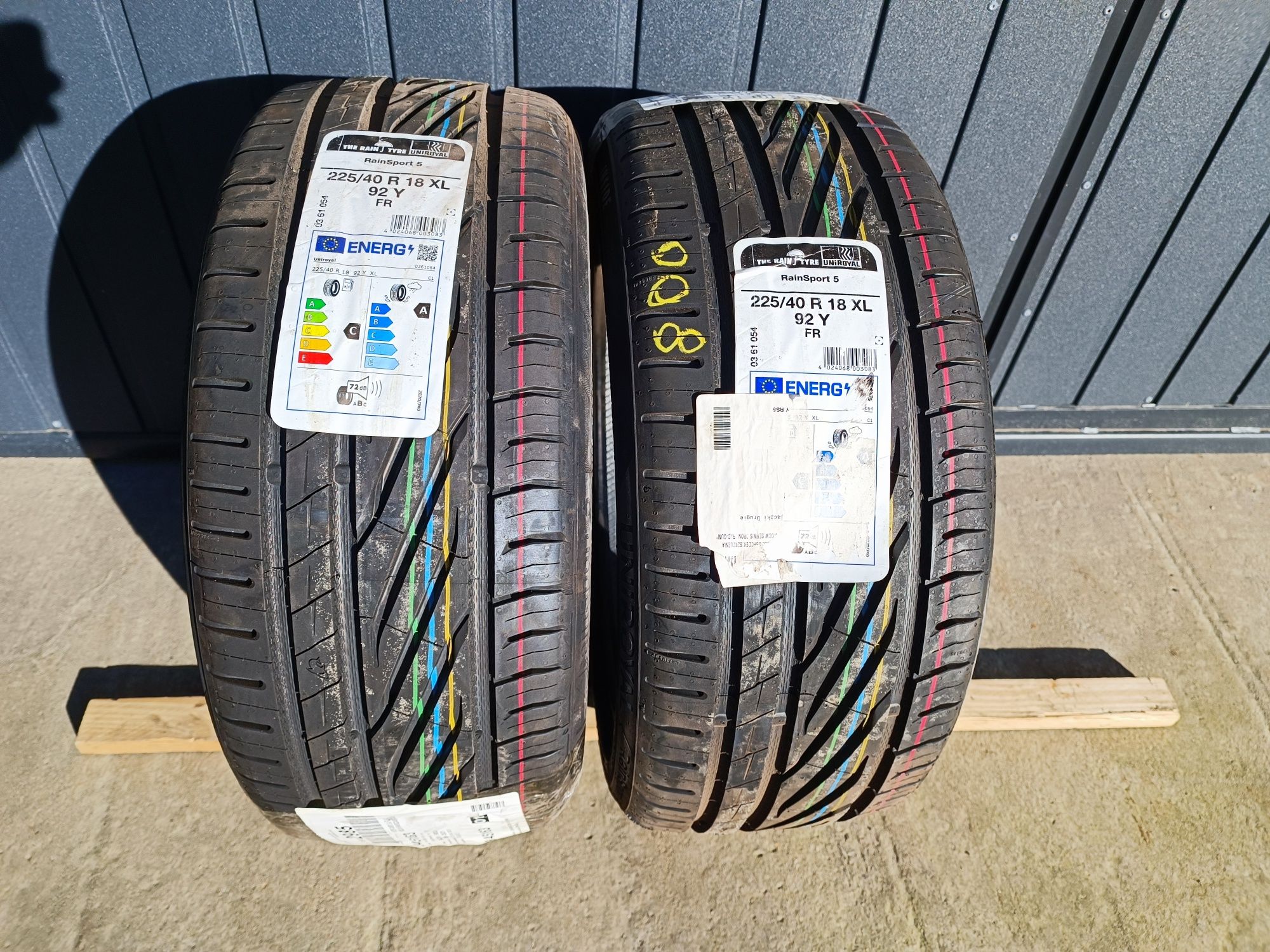 2x225/40 R18 Uniroyal RainSport 5 Nowe letnie