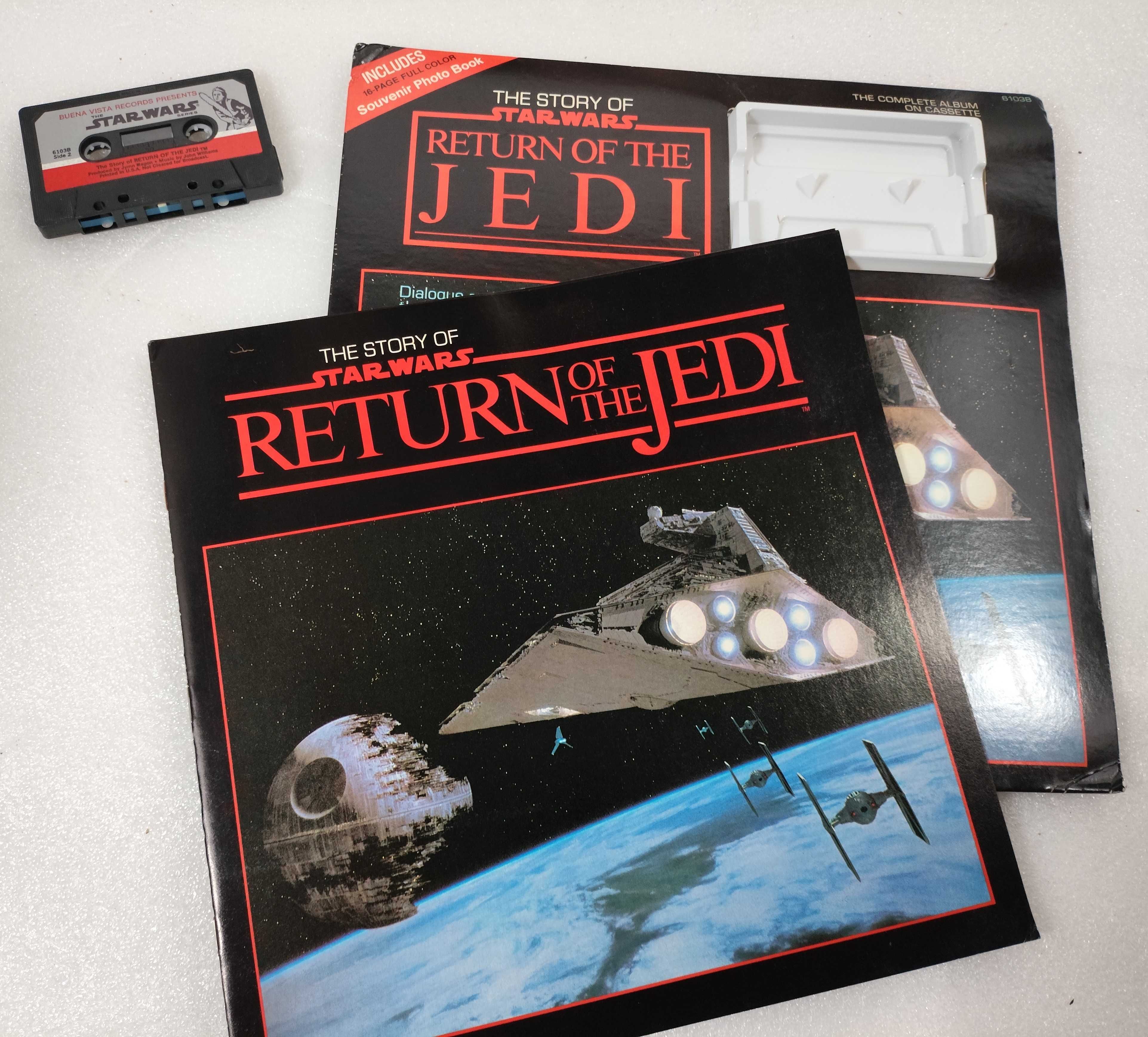 Star Wars - Cassete e folheto - Return of the Jedi - produto original