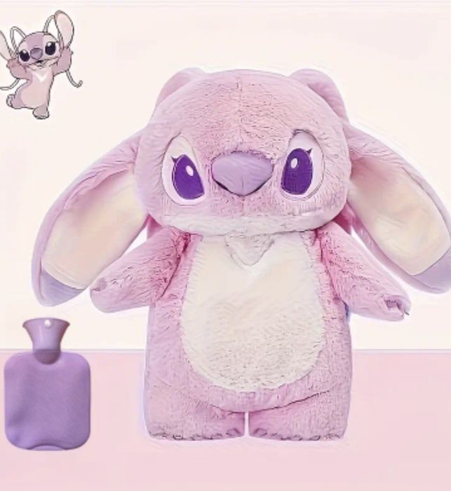 Saco de água quente Hello Kitty e Stitch