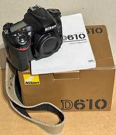 Máquina Fotográfica NIKON D610-24MP | FULL FRAME