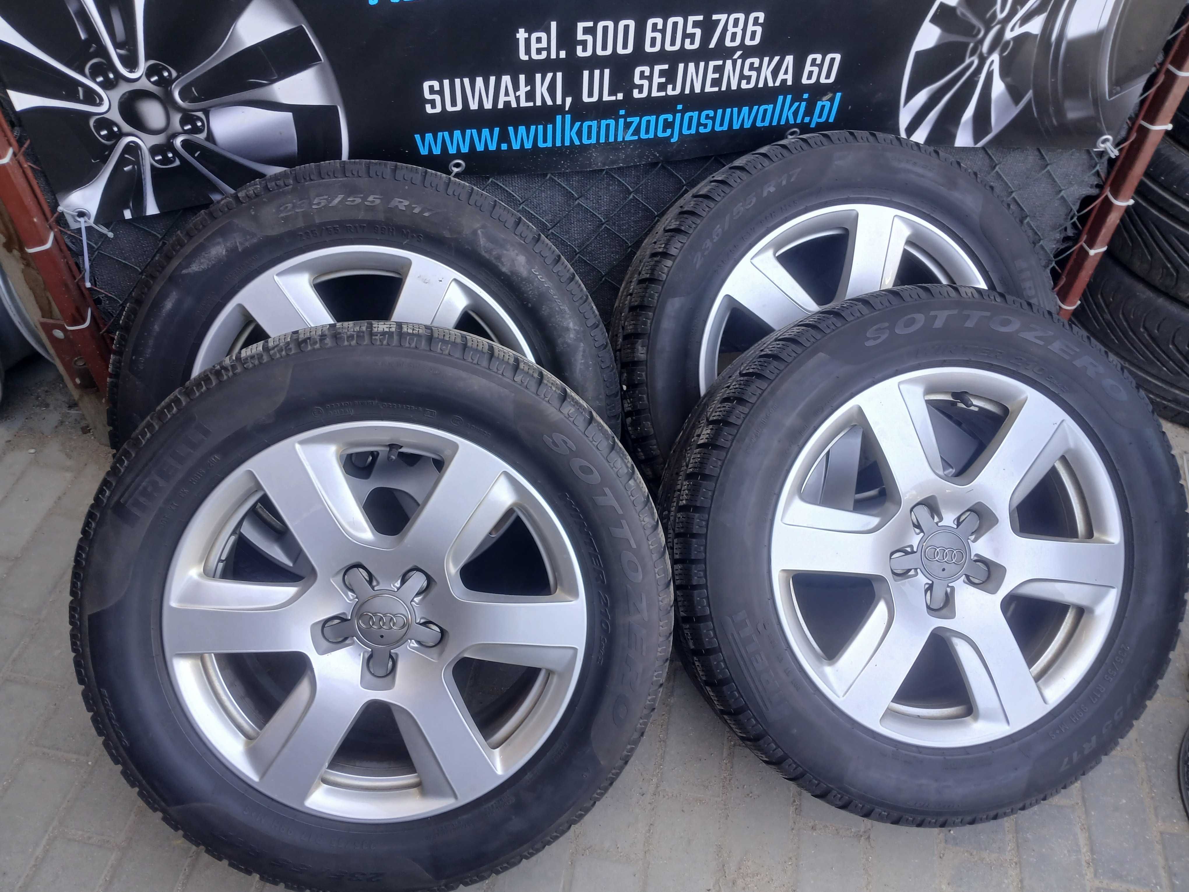 4x koła zimowe 235/55 R17 R17 5x112 Audi A5 S5 A7 Q3 Q5
