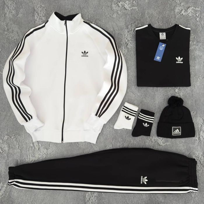 Чоловічий зимній спортивний костюм адідас набір Adidas [4в1] [XS-3XL]