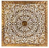 NOVO: Painel Decorativo Mandala Gold ou Cabeceira de Cama 160x160cm