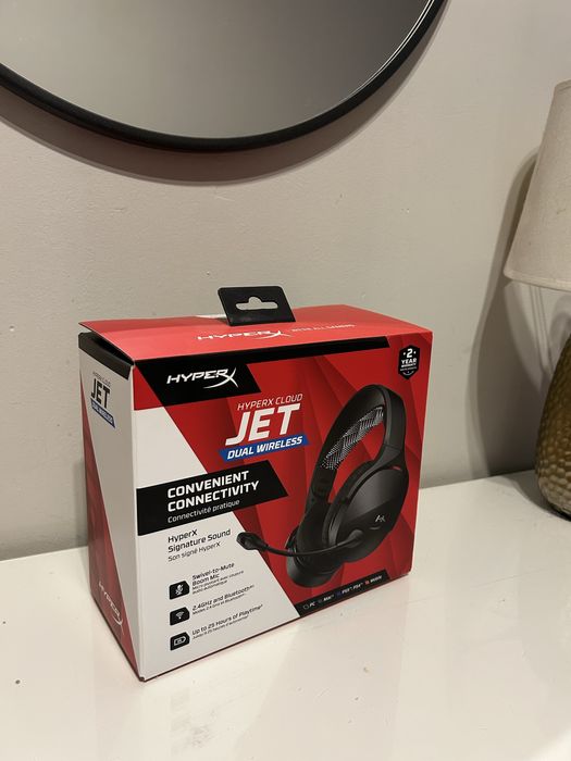 Słuchawki bezprzewodowe z mikrofonem HyperX Cloud Jet Wireless