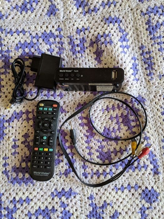 T2 тюнер World vision T62N, тв приставка
