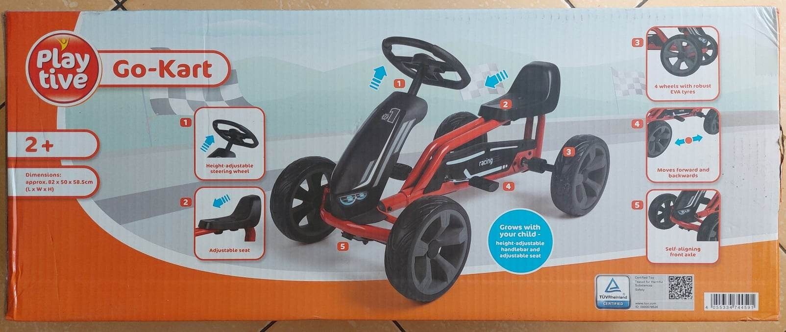 Gokart dzieciecy Playtive rower auto pojazd na pedały dla dzieci