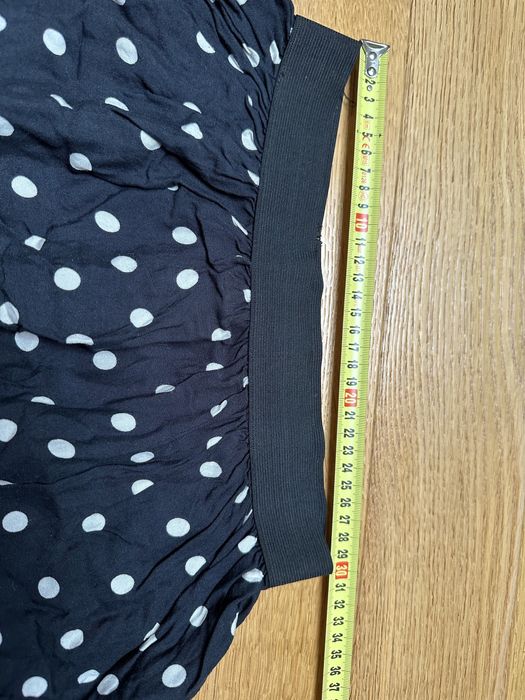 H&M r. 140 spódniczka granatowa kropki w gumkę