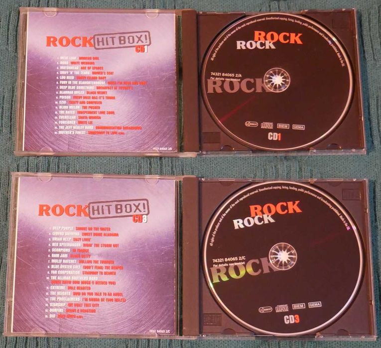 2CD kolekcja Rock HitBox1 - rockowe hity lat 80-tych