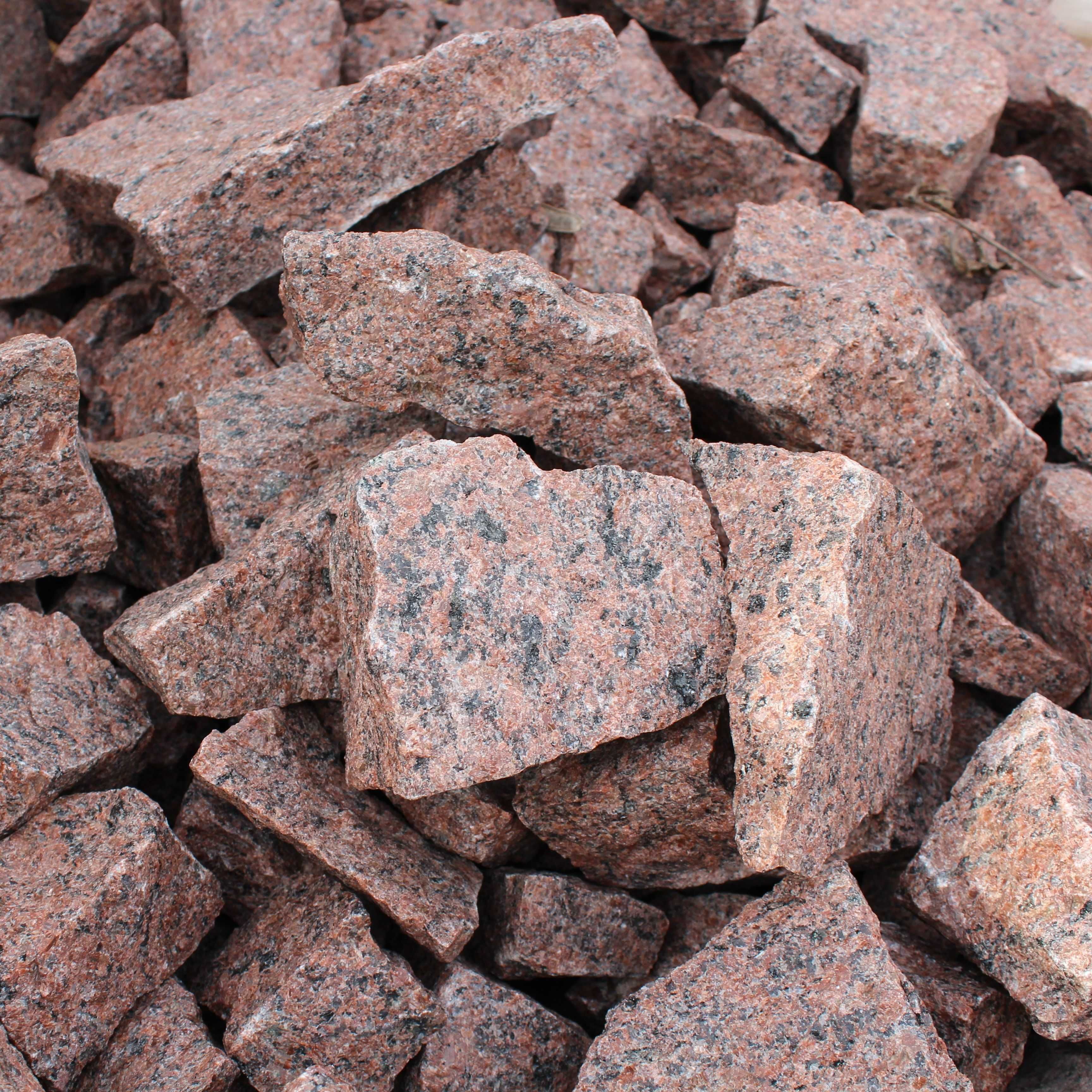 Kamień granitowy, kamień do gabionów czarny, czerwony