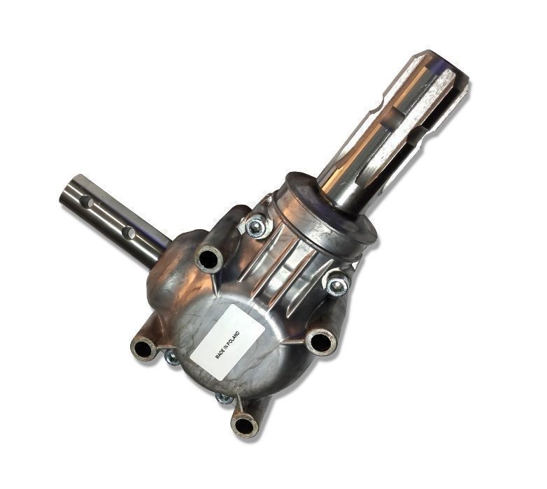 MOCNA Przekładnia Kątowa Rozsiewacza Lejowego Nawozu 1:1 [2570]