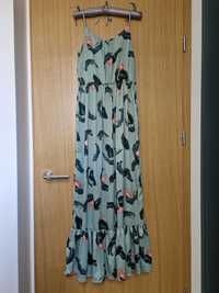 sukienka długa maxi Vero Moda 36 S wycięcie z tyłu