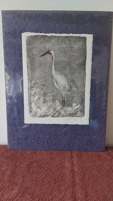Sholeh Regna – monotyp „Whooping Crane”, 1999