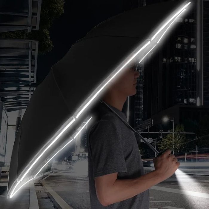 Sombrinha LED e refletora