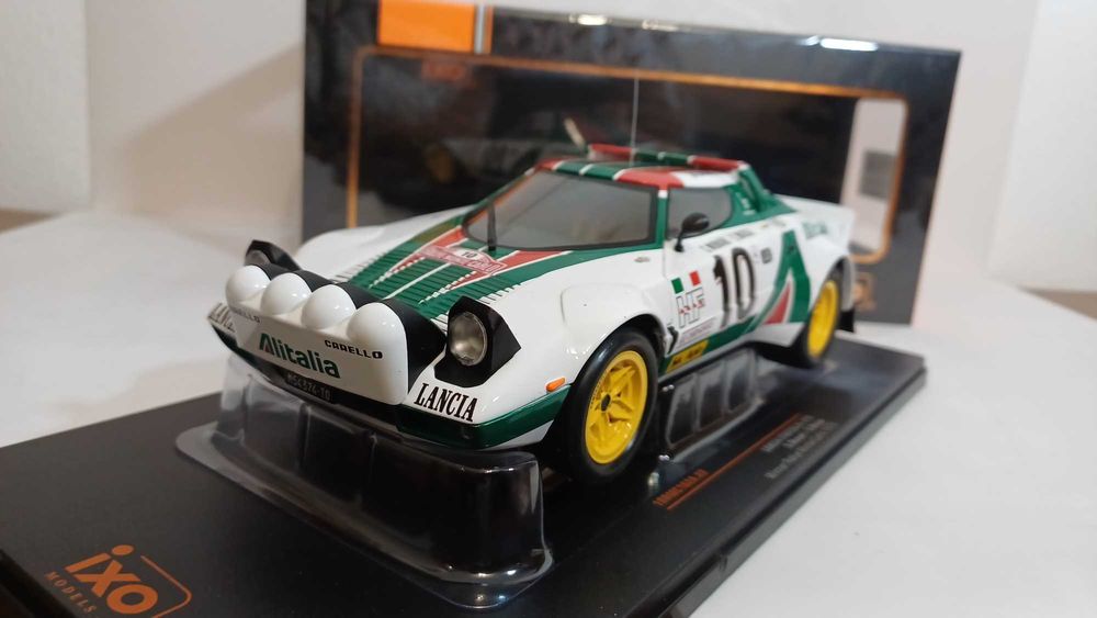 1/18 Lancia Stratos HF #10 S.Munari Rally Monte Carlo - IXO