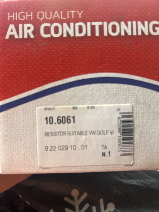 Rezystor dmuchamy vw skoda audi