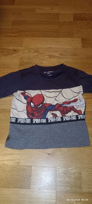 T-shirt z długim rękawem rozmiar 104 Spiderman cool club