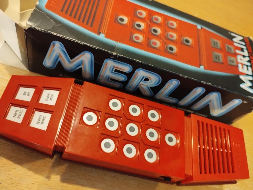 Retro Vintage konsola do gier Merlin - rzadkość
