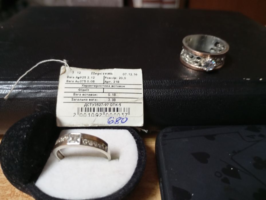 Серебряные кольца