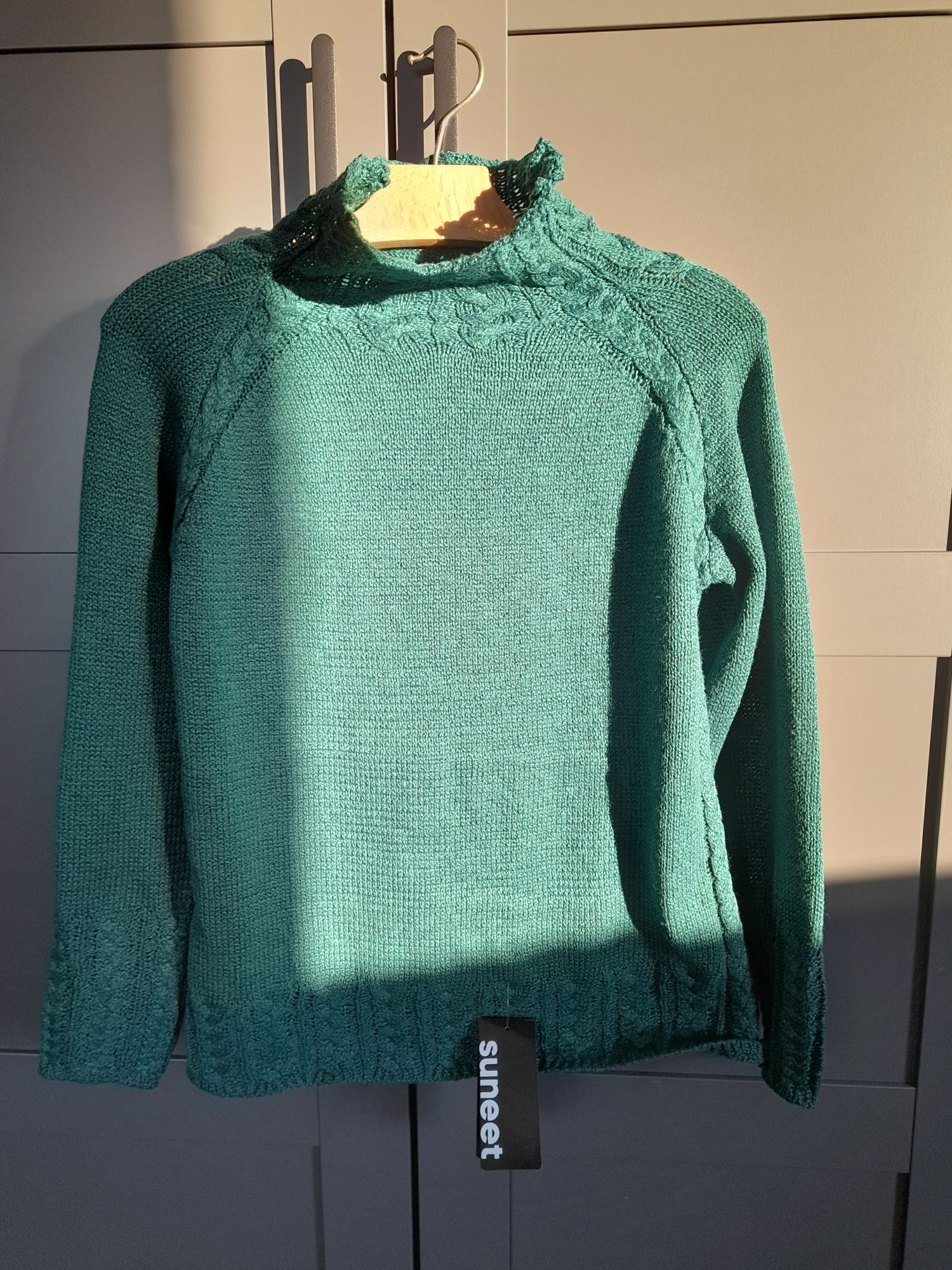 Sweter zielony S/M