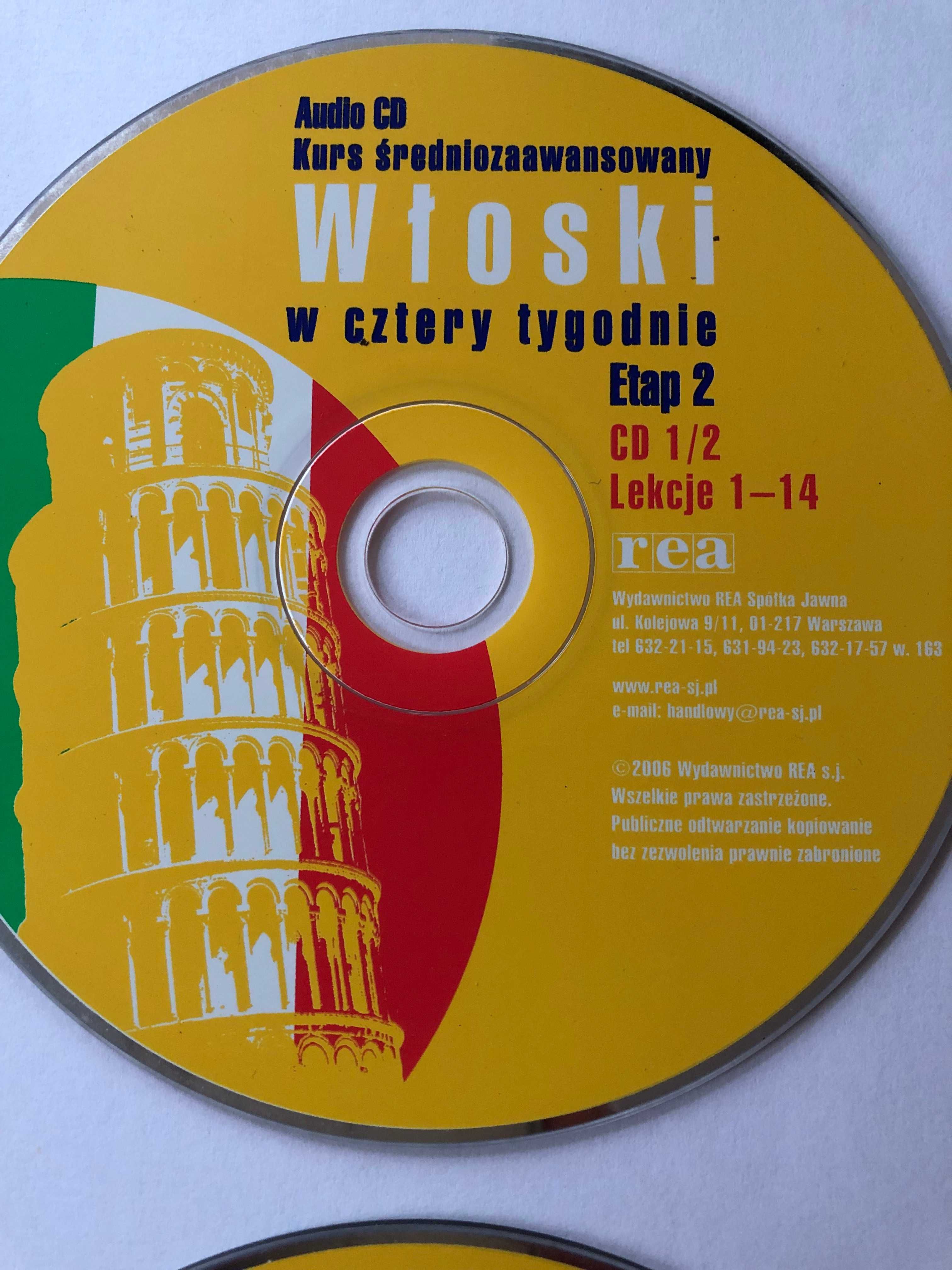 Włoski w cztery tygodnie - Płyty CD  (2 szt. = kpl)