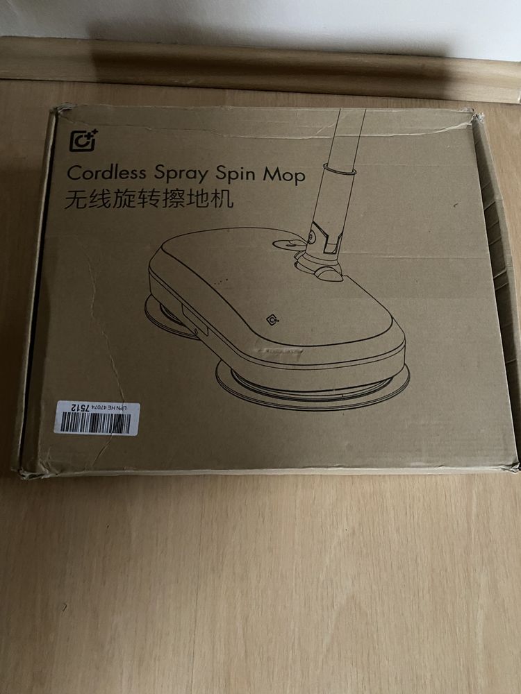 Cordless Spray Spin Mop nie działa