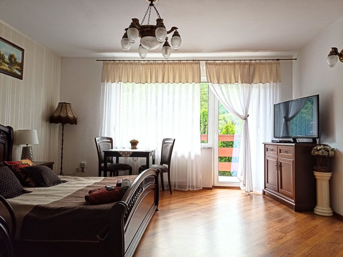 Apartament ,, Kominkowy,,  w górach , z balkonem z aneksem kuchennym