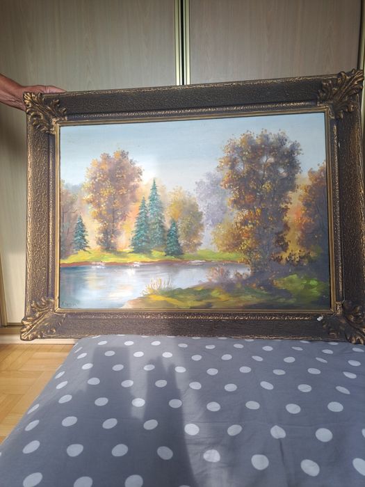 Obraz ręcznie malowany na płótnie