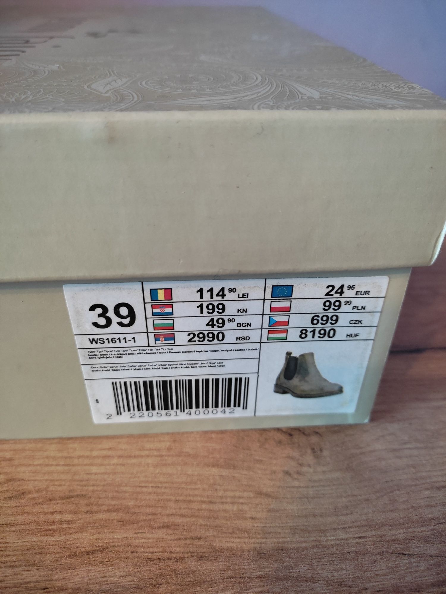Botki jesienne r. 39