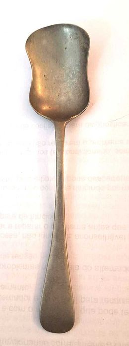 Colher de açúcar em prata inglesa