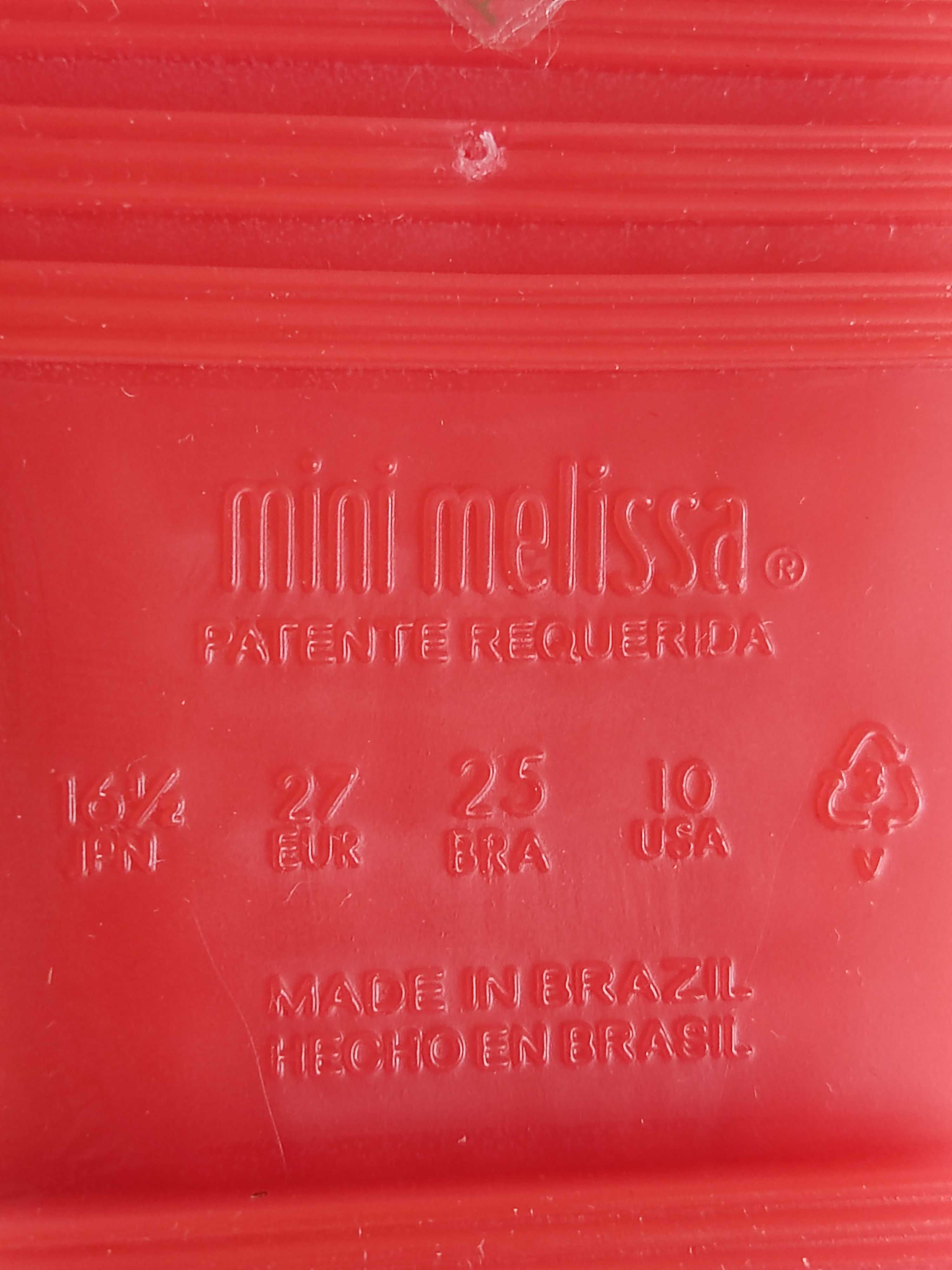 Яркие босоножки для девочки MINI Melissa, с приятным запахом, р. US10